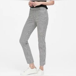 Banana Republic Sloan Slim Ankle Houndstooth Pants